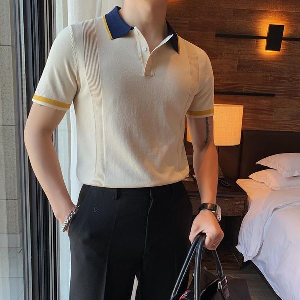 british style plus size summer knitted shirt men clothing 2021 solid all math slim fit short sleeve casual polos homme 4xl men's, White;black
british style plus size summer knitted shirt men clothing 2021 solid all math slim fit short sleeve casual polos homme 4xl men's, White;black