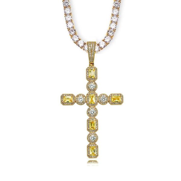 pendant necklaces canary & clear princess cut solitaire cross necklace with tennis chain mens gold silver color cz chains hip hop jewelry
pendant necklaces canary & clear princess cut solitaire cross necklace with tennis chain mens gold silver color cz chains hip hop jewelry