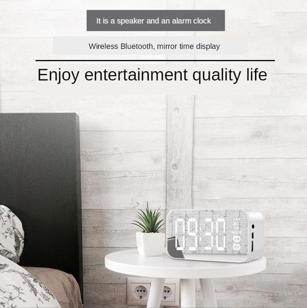 mirror wireless bluetooth speaker mobile phone computer mini with alarm clock display portable card lock and load sprayaudio speakers
mirror wireless bluetooth speaker mobile phone computer mini with alarm clock display portable card lock and load sprayaudio speakers