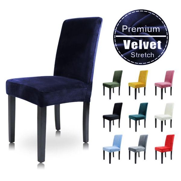1/2/4/6 pcs velvet fabric chair covers universal size spandex elastic stretch slipcovers for living room dining
1/2/4/6 pcs velvet fabric chair covers universal size spandex elastic stretch slipcovers for living room dining