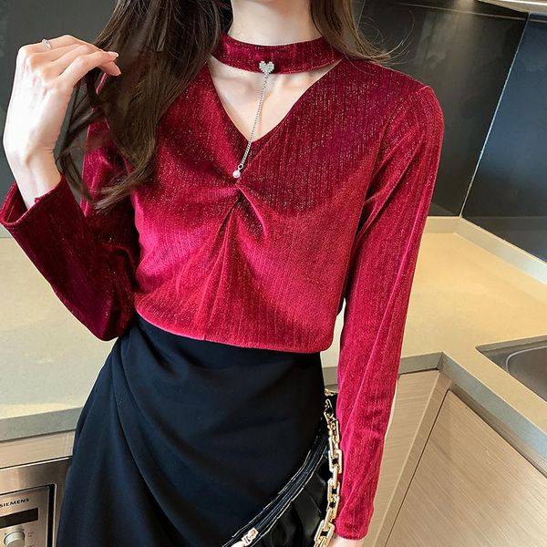 women's blouses & shirts elegant v-neck beading slim womens lace splicing velvet vintage office wearing 2021autumn long sleeve female, White
women's blouses & shirts elegant v-neck beading slim womens lace splicing velvet vintage office wearing 2021autumn long sleeve female, White