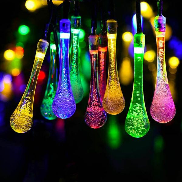strings 5m 20led solar light string holiday decoration night garden water color drop summer
strings 5m 20led solar light string holiday decoration night garden water color drop summer