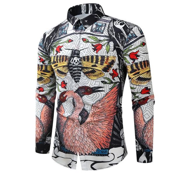 men's casual shirts blouse homme baroque banquet shirt paisley men luxury korean mens long sleeve print slim fit, White;black
men's casual shirts blouse homme baroque banquet shirt paisley men luxury korean mens long sleeve print slim fit, White;black