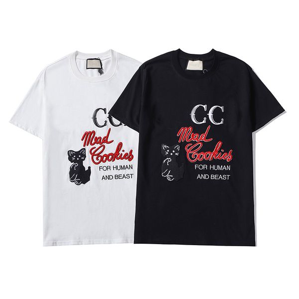 designer t shirts for men and women couples short sleeve brand embroidery logo round neck fashion t-shirts trendy 2021 famous brands with t, White
designer t shirts for men and women couples short sleeve brand embroidery logo round neck fashion t-shirts trendy 2021 famous brands with t, White