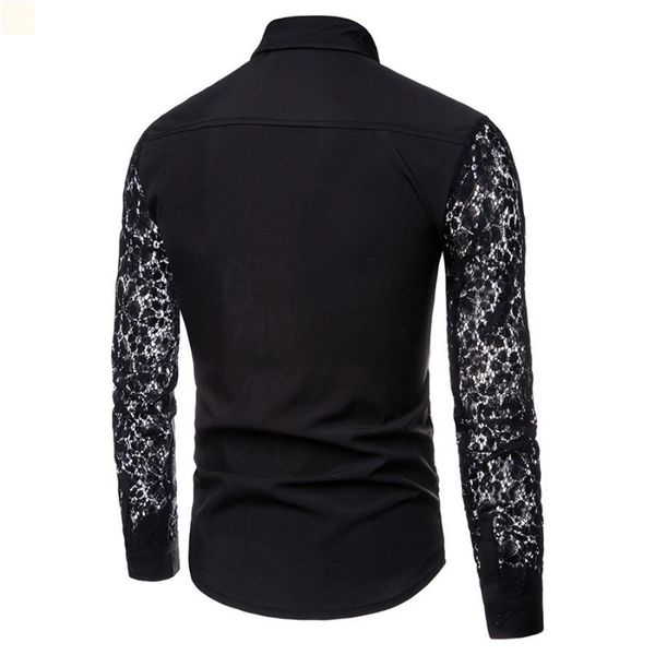long sleeves designers mens polo shirt men's vintage clothes fashion camisas de hombre button up collared crop summer dress 2021 cardig, White;black
long sleeves designers mens polo shirt men's vintage clothes fashion camisas de hombre button up collared crop summer dress 2021 cardig, White;black