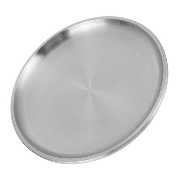 kitchen storage & organization 1pc thickened food tray stainless steel plate household round fruit grill
kitchen storage & organization 1pc thickened food tray stainless steel plate household round fruit grill