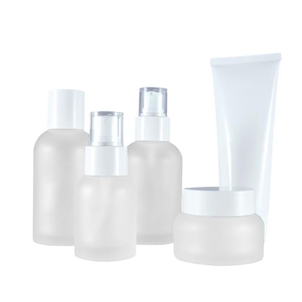 storage bottles & jars empty cosmetic packaging 50g cream jar plastic white lid 40ml 100ml 120ml frost glass spray lotion pump toner refilla
storage bottles & jars empty cosmetic packaging 50g cream jar plastic white lid 40ml 100ml 120ml frost glass spray lotion pump toner refilla
