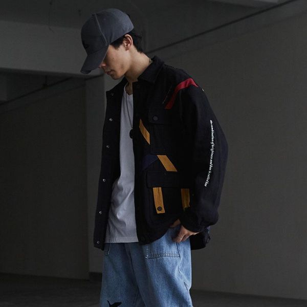 men's jackets extfination autumn black 2021 streetwear letter printed man casual coats hop men oversized, Black;brown
men's jackets extfination autumn black 2021 streetwear letter printed man casual coats hop men oversized, Black;brown