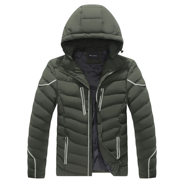 men reflective strip luminous down coats wholesale fashion warm thicken parker hooded puffer jacket designer winter bread puff jackets, Black
men reflective strip luminous down coats wholesale fashion warm thicken parker hooded puffer jacket designer winter bread puff jackets, Black