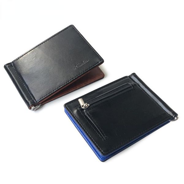 wallets arrival slim men's leather money clip wallet with coin pocket bank card slots a metal clamp cash holder purse for man, Red;black
wallets arrival slim men's leather money clip wallet with coin pocket bank card slots a metal clamp cash holder purse for man, Red;black