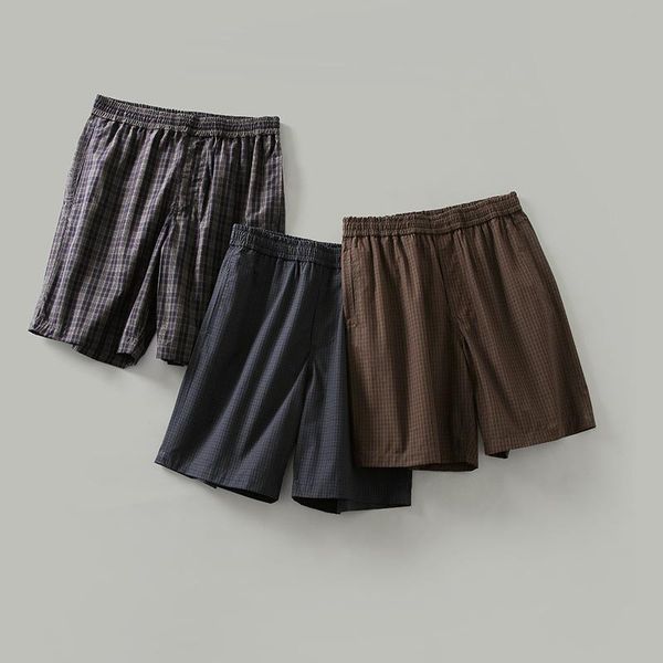 men's shorts ep2117 plaid casual cargo summer simple elastic waist beach vacation loose breathable fashion trendy plus size clothes, White;black
men's shorts ep2117 plaid casual cargo summer simple elastic waist beach vacation loose breathable fashion trendy plus size clothes, White;black
