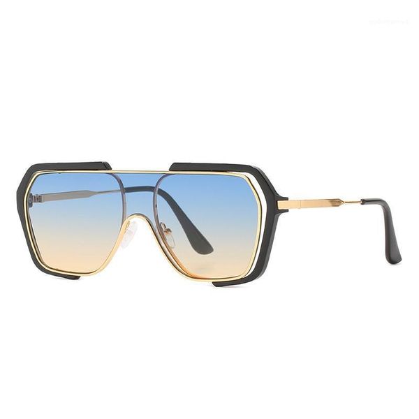 fashion one piece sunglasses women men 2021 brand design square frame lens sun glasses shades female eyewear uv400, White;black
fashion one piece sunglasses women men 2021 brand design square frame lens sun glasses shades female eyewear uv400, White;black