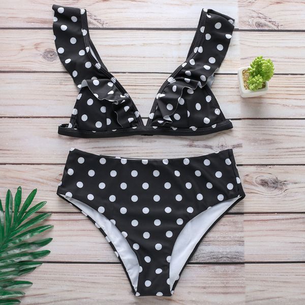 polka dot bikinis ruffled swimsuit high waist bikini women swimwear female brazilian bikini set bather bathing suit swimb
polka dot bikinis ruffled swimsuit high waist bikini women swimwear female brazilian bikini set bather bathing suit swimb
