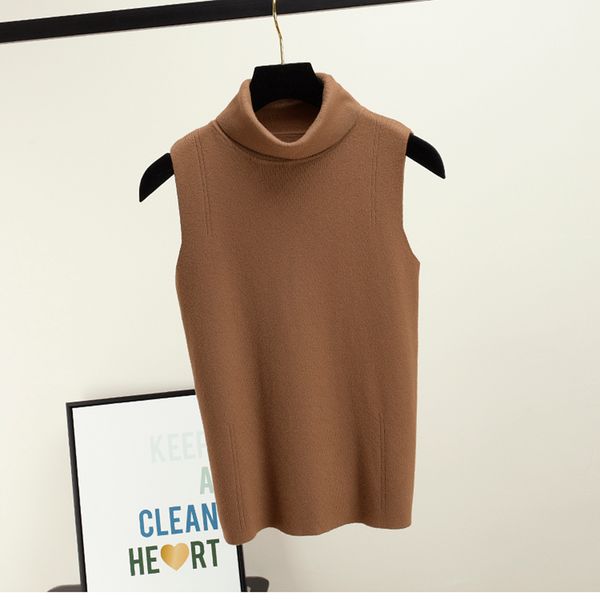 summer sleeveless women knitted sweater turtleneck pullover female t-shirt breathable tee shirt knitwear, White;black
summer sleeveless women knitted sweater turtleneck pullover female t-shirt breathable tee shirt knitwear, White;black