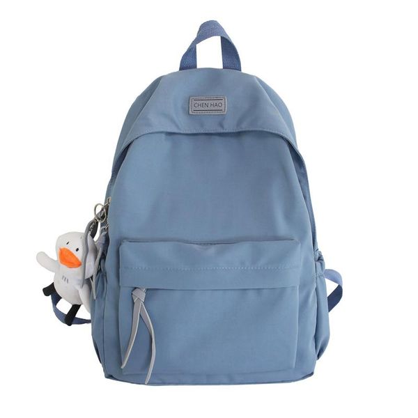 backpack simple college nylon waterproof solid color school bags men for teenage girls women book boy
backpack simple college nylon waterproof solid color school bags men for teenage girls women book boy