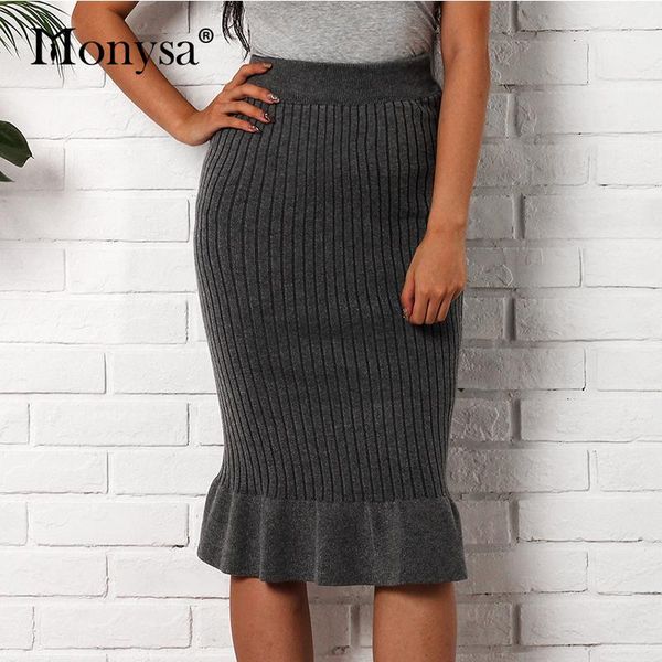 skirts high waist pencil womens 2021 autumn winter fashion ruffle knitted skirt women casual knee length black gray
skirts high waist pencil womens 2021 autumn winter fashion ruffle knitted skirt women casual knee length black gray