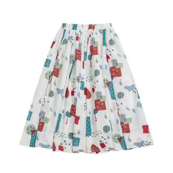 summer korean fashion sweet women chiffon skirts white a-line skirt elasticated waist calf-length fruit full print, Black
summer korean fashion sweet women chiffon skirts white a-line skirt elasticated waist calf-length fruit full print, Black