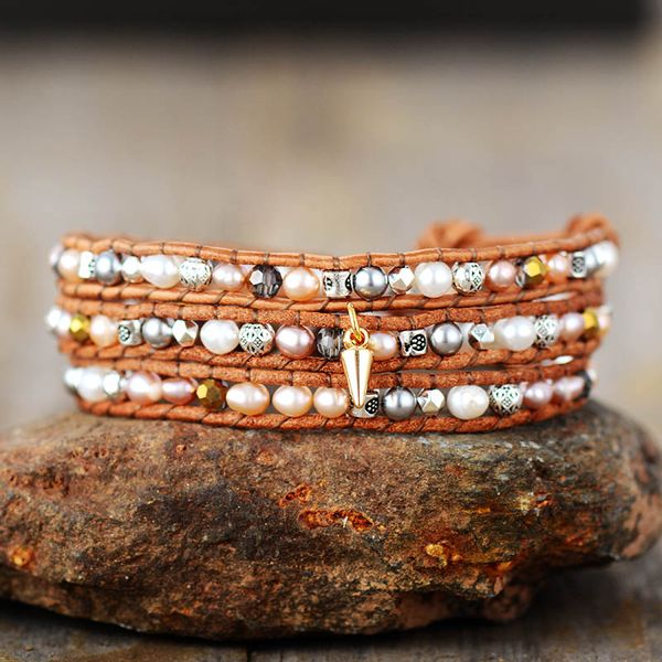 leather wrap bracelets w/ freshwater pearls tibetan beads triple charm bracelet natural pearl jewelry wholesale a, Golden;silver
leather wrap bracelets w/ freshwater pearls tibetan beads triple charm bracelet natural pearl jewelry wholesale a, Golden;silver