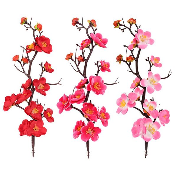 30cm plum blossom flower branch artificial silk plastic flowers for home living room decor wedding decoration party supplies decorative & wr
30cm plum blossom flower branch artificial silk plastic flowers for home living room decor wedding decoration party supplies decorative & wr
