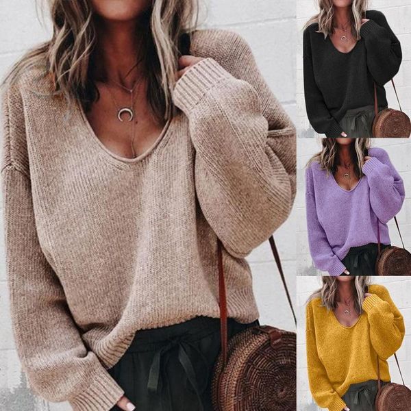 women's sweaters autumn women casual solid color v-neck long sleeve blouse pullover sweater cotton size s-2xl, White;black
women's sweaters autumn women casual solid color v-neck long sleeve blouse pullover sweater cotton size s-2xl, White;black