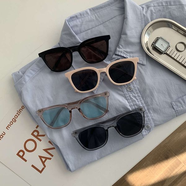 girl sweet cool black thin sunglasses female summer uv protection, White;black
girl sweet cool black thin sunglasses female summer uv protection, White;black