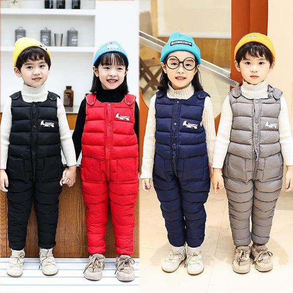 trousers infant kid's down cotton warm overalls for boys and girls in winter thickened outer wear baby open gear jumper, Blue
trousers infant kid's down cotton warm overalls for boys and girls in winter thickened outer wear baby open gear jumper, Blue