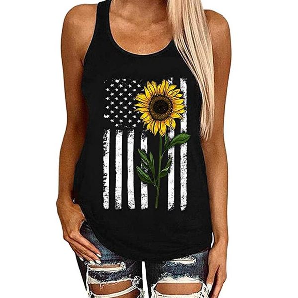 women's t-shirt 2021 t-shirts independence day sunflower print vogue tee shirt sleeveless summer female t mujer camisetas, White
women's t-shirt 2021 t-shirts independence day sunflower print vogue tee shirt sleeveless summer female t mujer camisetas, White