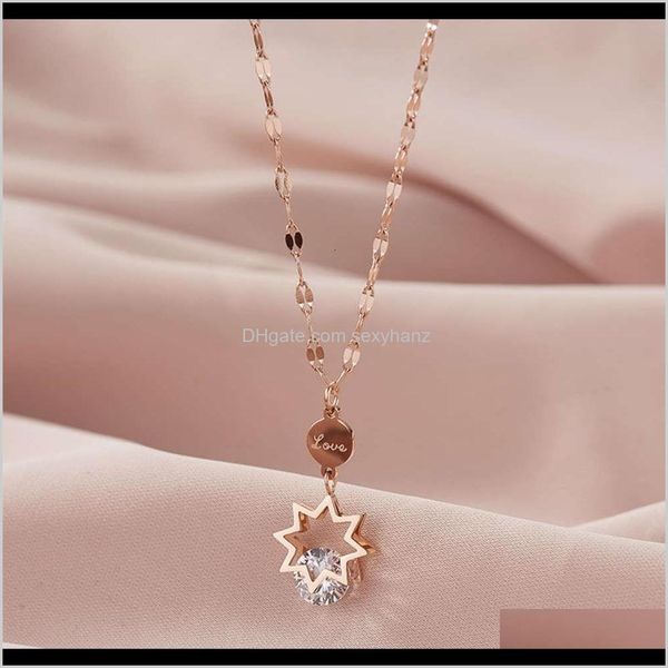 necklaces & pendants jewelry drop delivery 2021 zircon pendant sunflower star clip diamond titanium steel necklace womens clavicle chain fas, Silver
necklaces & pendants jewelry drop delivery 2021 zircon pendant sunflower star clip diamond titanium steel necklace womens clavicle chain fas, Silver