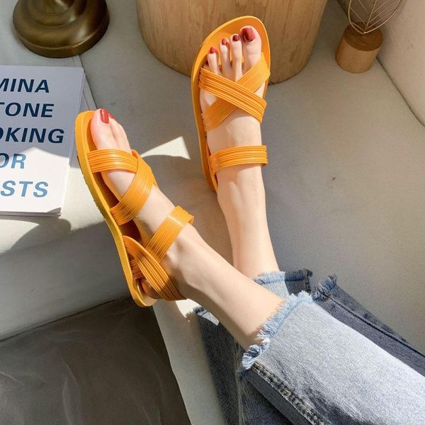 sandals eoeodoit summer seaside holiday candy color fruit flat heel women rome shoes, Black
sandals eoeodoit summer seaside holiday candy color fruit flat heel women rome shoes, Black