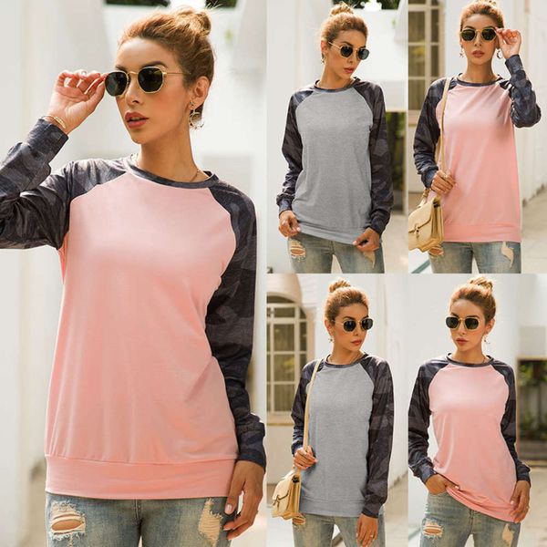 casual dresses women's autumn round neck camouflage patchwork sweater coat, Black;gray
casual dresses women's autumn round neck camouflage patchwork sweater coat, Black;gray