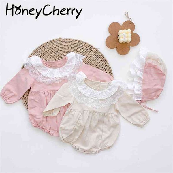 spring and autumn baby coveralls romper climbing clothes cotton lace collar female 210702, Blue
spring and autumn baby coveralls romper climbing clothes cotton lace collar female 210702, Blue