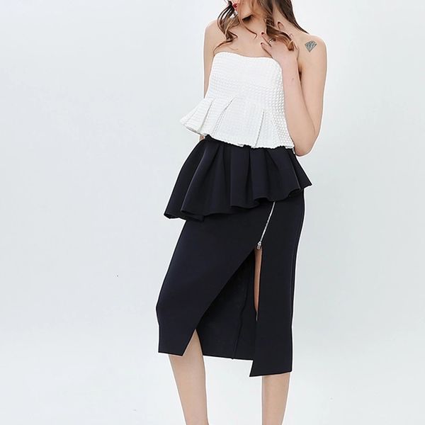 two piece dress european and american summer latest slim tube + bag hip skirt suit hy04, White
two piece dress european and american summer latest slim tube + bag hip skirt suit hy04, White