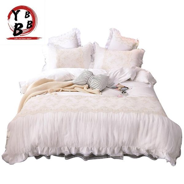 bedding sets 4pcs/set romantic white lace rose set princess duvet cover for wedding bedclothes luxury bedroom textile
bedding sets 4pcs/set romantic white lace rose set princess duvet cover for wedding bedclothes luxury bedroom textile