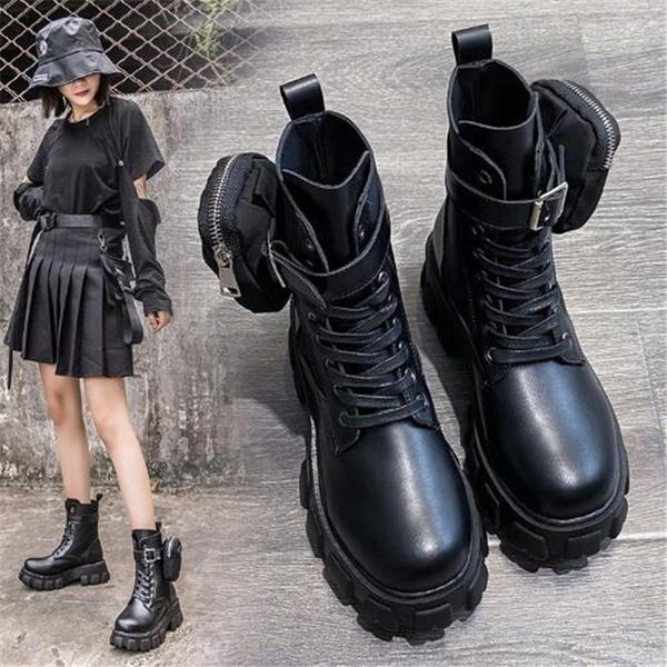 boots winter shoes motorcycle ankle wallet combat for women platform artificial leather chunky block heel ladies, Black
boots winter shoes motorcycle ankle wallet combat for women platform artificial leather chunky block heel ladies, Black