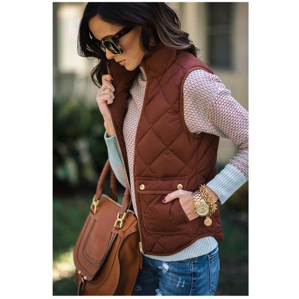 women's vests 2021 fashion trend slim down cotton jacket sleeveless puffer vest waistcoat autumn winter casual coat zipper outwear, Black;white
women's vests 2021 fashion trend slim down cotton jacket sleeveless puffer vest waistcoat autumn winter casual coat zipper outwear, Black;white
