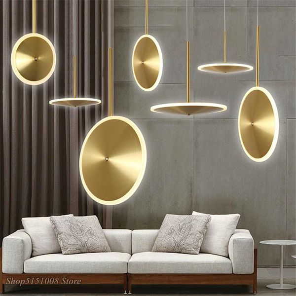 pendant lamps nordic creative ufo lights golden round aluminum acrylic led kitchen hanging modern living room home decor fixture
pendant lamps nordic creative ufo lights golden round aluminum acrylic led kitchen hanging modern living room home decor fixture