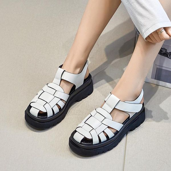 braided strappy closed toe chunky wedge women flat shoes fashion gladiator casual summer comfort platform female sandals, Black
braided strappy closed toe chunky wedge women flat shoes fashion gladiator casual summer comfort platform female sandals, Black