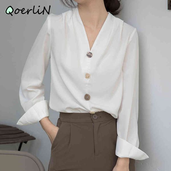 blouse ladies ol new autumn v-neck shirt female chic office shirts womens white blouse plus size 210416
blouse ladies ol new autumn v-neck shirt female chic office shirts womens white blouse plus size 210416