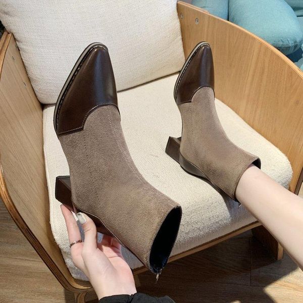 boots 2021 women ankle pointed toe high heels stiletto pumps black khaki bootie woman
boots 2021 women ankle pointed toe high heels stiletto pumps black khaki bootie woman