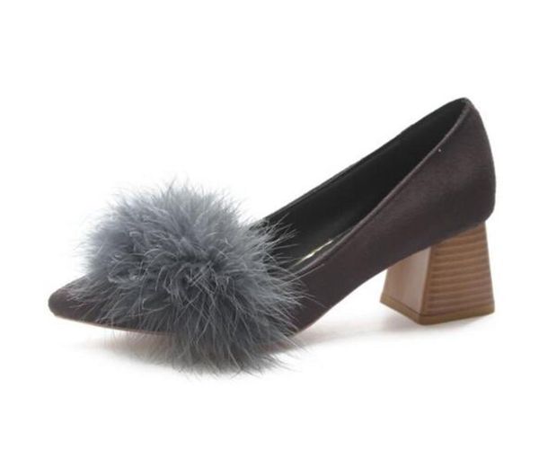 casual style autumn and winter n pointed rrabbit fur thick with high heels fashion single shoes women's dress, Black
casual style autumn and winter n pointed rrabbit fur thick with high heels fashion single shoes women's dress, Black