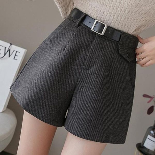 women's shorts woolen wide-leg for women korean office lady high waist loose casual short pants with belt solid color femme y9, White;black
women's shorts woolen wide-leg for women korean office lady high waist loose casual short pants with belt solid color femme y9, White;black