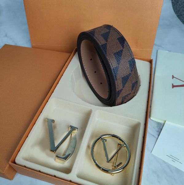 luxury designers belt double letter big buckle fashion genuine leather women belts men classic casual waistband with two buckles gift box l0, Black;brown
luxury designers belt double letter big buckle fashion genuine leather women belts men classic casual waistband with two buckles gift box l0, Black;brown