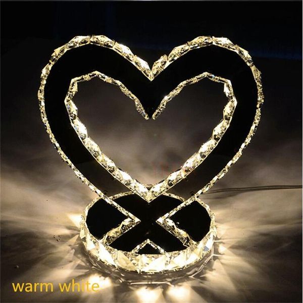 wall lamp modern stainless steel crystal table lamps led lights heart white/warm lighting desk round light for fixture
wall lamp modern stainless steel crystal table lamps led lights heart white/warm lighting desk round light for fixture