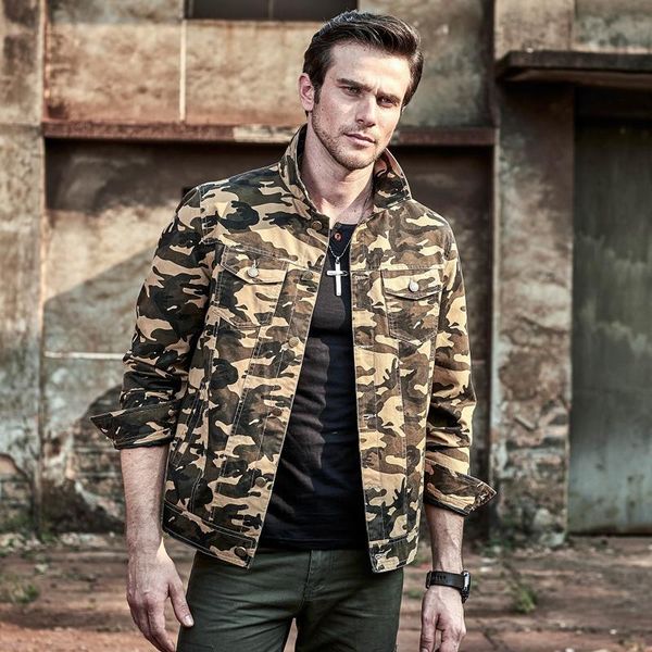 men's jackets 2021 autumn camouflage men military uniform style brand outerwear casual clothing coat plus size, Black;brown
men's jackets 2021 autumn camouflage men military uniform style brand outerwear casual clothing coat plus size, Black;brown