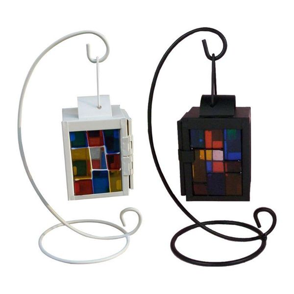 stained glass vintage wrought candle holder retro hanging lantern lamp decor for dinner home holders
stained glass vintage wrought candle holder retro hanging lantern lamp decor for dinner home holders