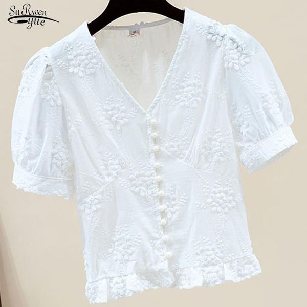 women's blouses & shirts 2021 high waist short vneck intellectual shirt female summer style retro woman puff sleeve lace lady blusa 154, White
women's blouses & shirts 2021 high waist short vneck intellectual shirt female summer style retro woman puff sleeve lace lady blusa 154, White