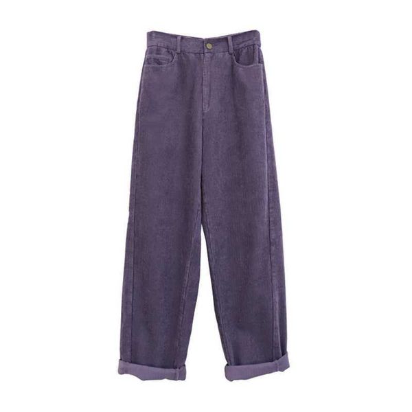 perhaps u women corduroy straight pants full length casual purple black p0038 210529, Black;white
perhaps u women corduroy straight pants full length casual purple black p0038 210529, Black;white