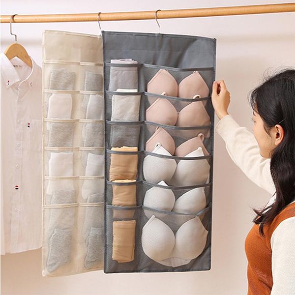 storage drawers multifunction double sided 15/30 pockets socks bra underwear sundries sorting bag wall closet hang the
storage drawers multifunction double sided 15/30 pockets socks bra underwear sundries sorting bag wall closet hang the