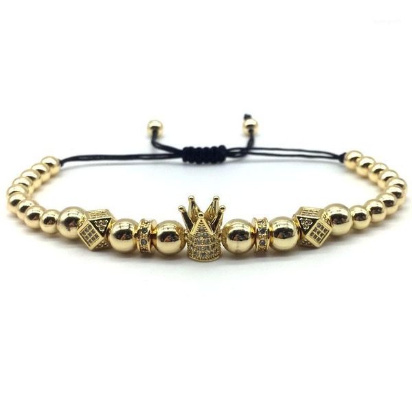 charm bracelets fashion crown bracelet men 2021 couple adjustable handmade weave beads for women jewelry1, Golden;silver
charm bracelets fashion crown bracelet men 2021 couple adjustable handmade weave beads for women jewelry1, Golden;silver