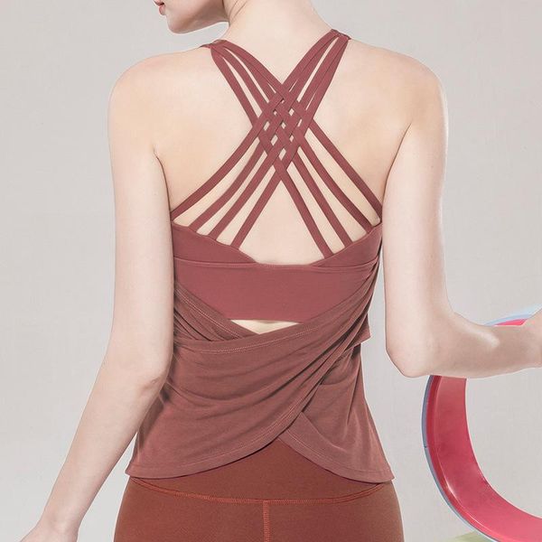 yoga outfit shirt women gym quick dry sports shirts cross back women's fitness sleeveless vest 2021
yoga outfit shirt women gym quick dry sports shirts cross back women's fitness sleeveless vest 2021